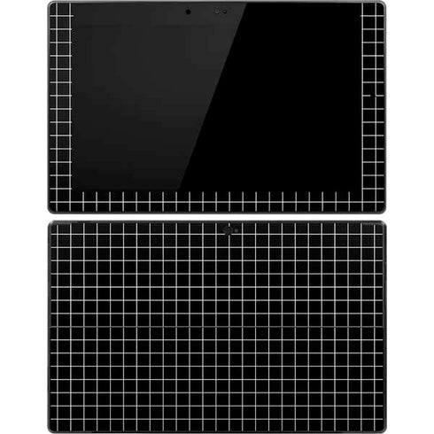 Black Grid Surface Pro Tablet Skin