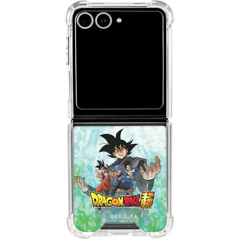 Dragon Ball Super Fate of the Future Galaxy Z Flip7 Clear Case
