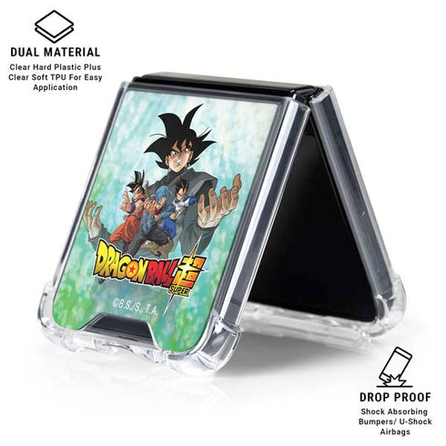Dragon Ball Super Fate of the Future Galaxy Z Flip7 Clear Case
