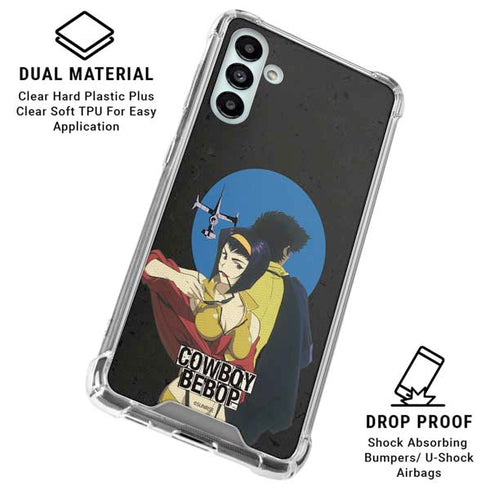 Cowboy Bebop Faye And Spike Galaxy A13 5G Clear Case