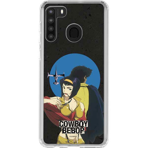 Cowboy Bebop Faye And Spike Galaxy A21 Clear Case