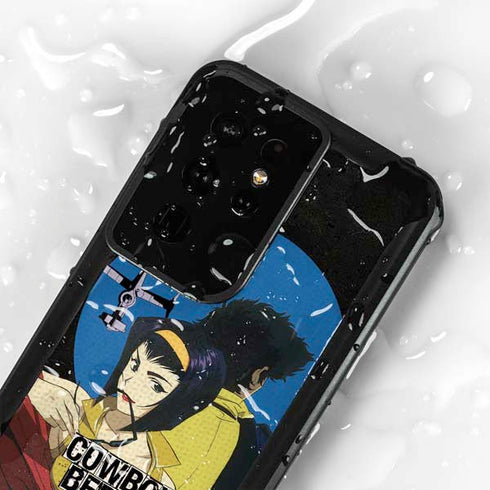 Cowboy Bebop Faye And Spike Galaxy S24 Ultra Waterproof Case