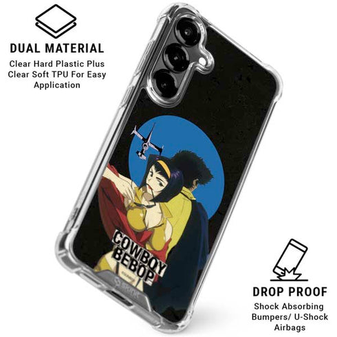 Cowboy Bebop Faye And Spike Galaxy S26 Plus Clear Case