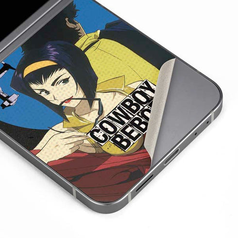 Cowboy Bebop Faye And Spike Galaxy Z Flip6 Skin