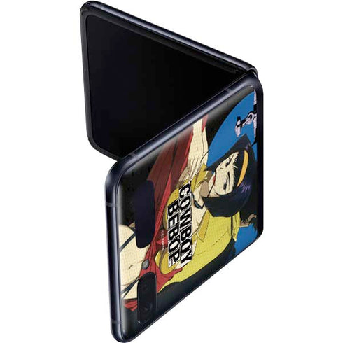 Cowboy Bebop Faye And Spike Galaxy Z Flip Skin