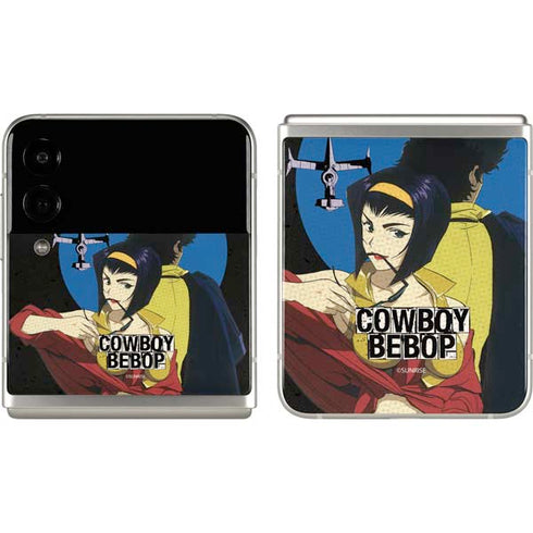 Cowboy Bebop Faye And Spike Galaxy Z Flip3 5G Skin