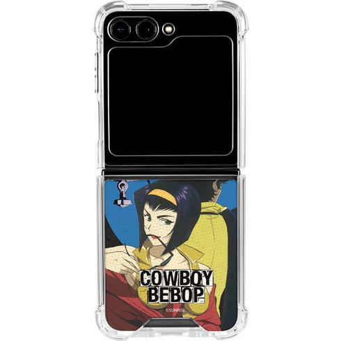 Cowboy Bebop Faye And Spike Galaxy Z Flip5 5G Clear Case