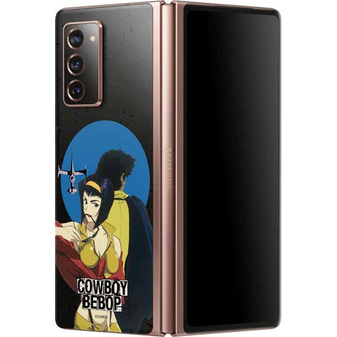 Cowboy Bebop Faye And Spike Galaxy Z Fold2 5G Skin