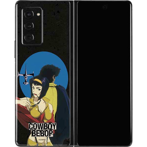 Cowboy Bebop Faye And Spike Galaxy Z Fold2 5G Skin