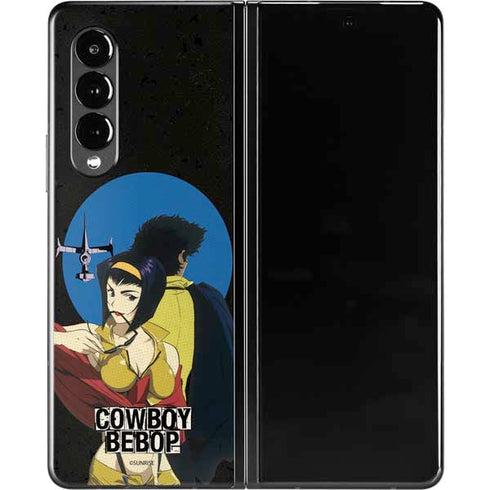 Cowboy Bebop Faye And Spike Galaxy Z Fold3 5G Skin