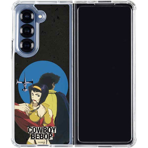Cowboy Bebop Faye And Spike Galaxy Z Fold6 Clear Case