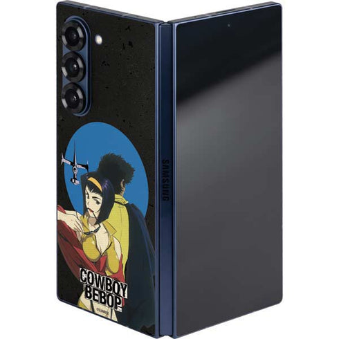 Cowboy Bebop Faye And Spike Galaxy Z Fold6 Skin