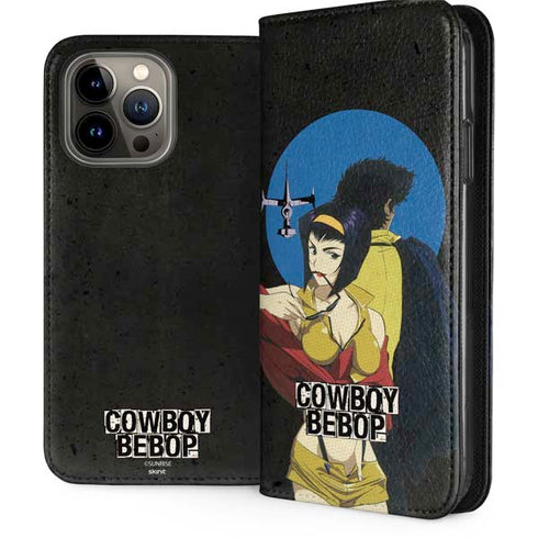 Cowboy Bebop Faye And Spike iPhone 13 Pro Max Folio Case