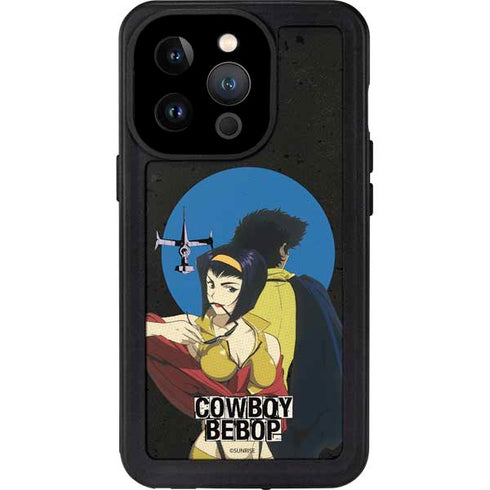 Cowboy Bebop Faye And Spike iPhone 14 Pro Waterproof Case