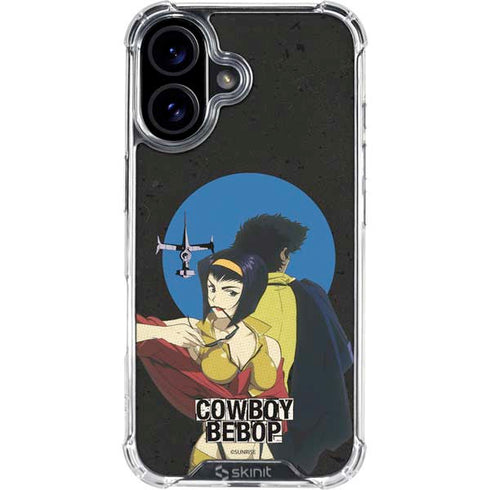 Cowboy Bebop Faye And Spike iPhone 16 Clear Case