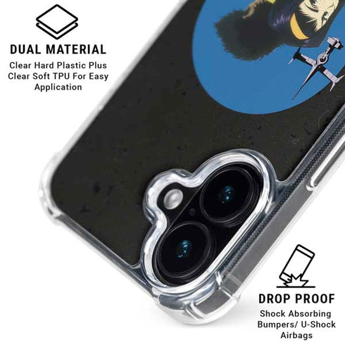 Cowboy Bebop Faye And Spike iPhone 16 Clear Case