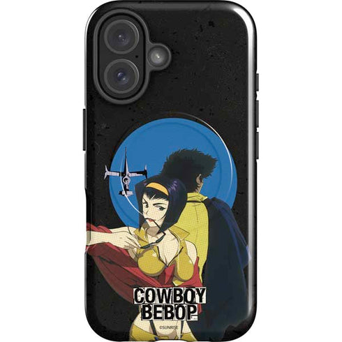 Cowboy Bebop Faye And Spike iPhone 16 Magsafe Impact Case