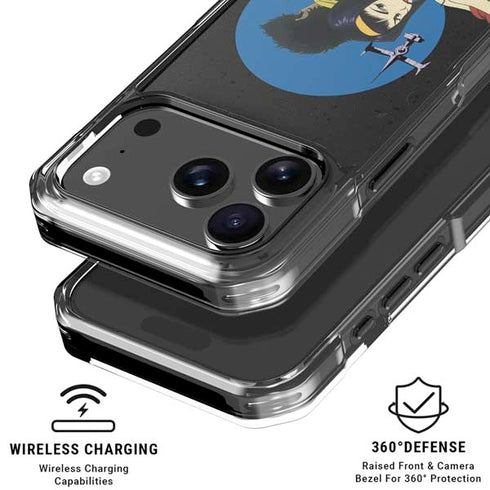 Cowboy Bebop Faye And Spike iPhone 18 Pro Clear Case