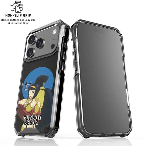 Cowboy Bebop Faye And Spike iPhone 18 Pro Clear Case