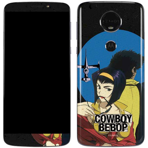 Cowboy Bebop Faye And Spike Moto E5 Plus Skin