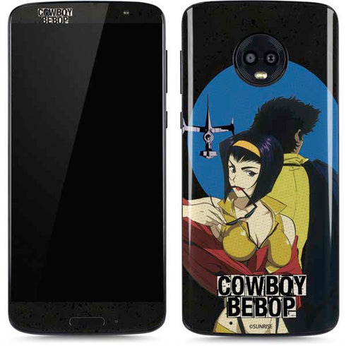 Cowboy Bebop Faye And Spike Moto G6 Skin