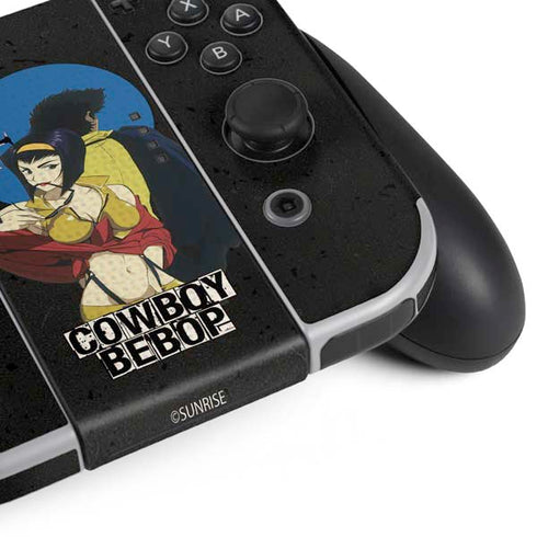 Cowboy Bebop Faye And Spike Nintendo Switch OLED (2021) Skin