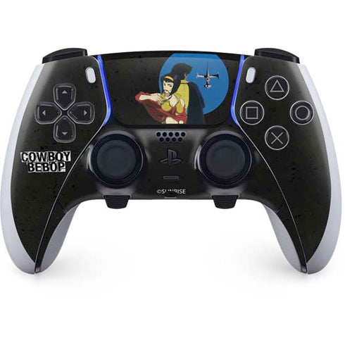 Cowboy Bebop Faye And Spike PS5 DualSense Edge Pro Controller Skin
