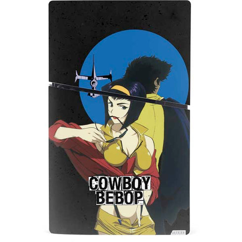 Cowboy Bebop Faye And Spike PS5 Slim Digital Edition Console Skin