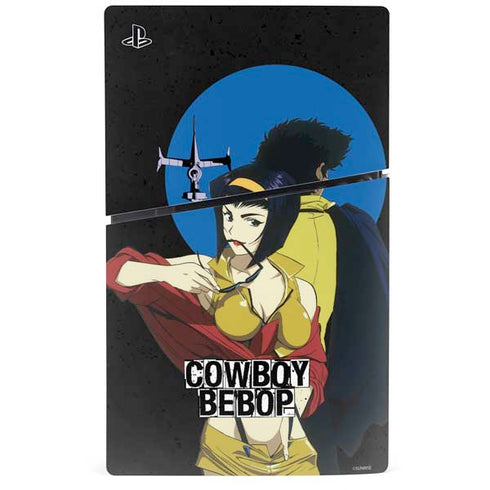 Cowboy Bebop Faye And Spike PS5 Slim Disk Bundle Skin