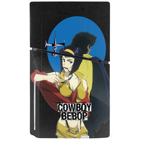Cowboy Bebop Faye And Spike PS5 Slim Disk Console Skin