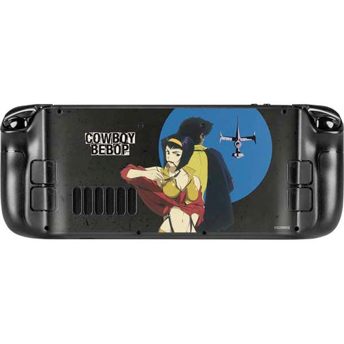 Cowboy Bebop Faye And Spike Steam Deck Handheld Gaming Computer OLED Skin