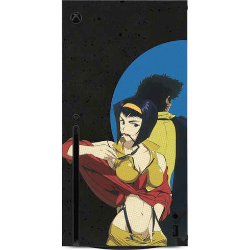 Cowboy Bebop Faye And Spike Xbox Series X Console Skin