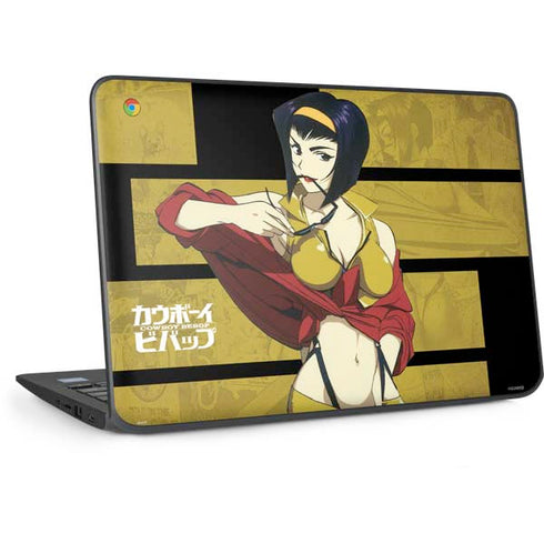 Cowboy Bebop Faye HP Chromebook Skin