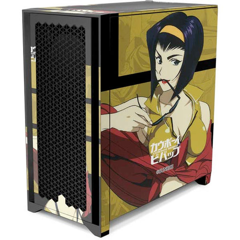Cowboy Bebop Faye Corsair 4000D Tempered Glass Mid-Tower ATX Case Skin