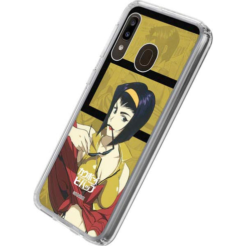 Cowboy Bebop Faye Galaxy A20 Clear Case