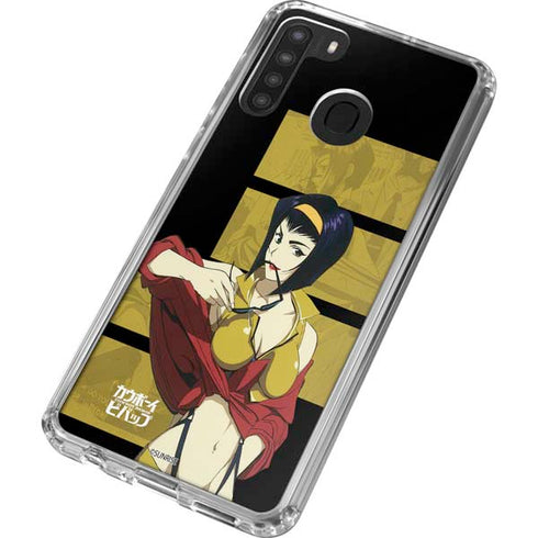 Cowboy Bebop Faye Galaxy A21 Clear Case