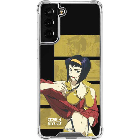 Cowboy Bebop Faye Galaxy S21 FE Clear Case