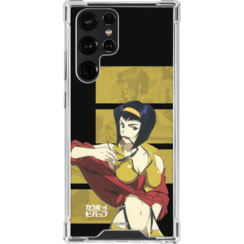 Cowboy Bebop Faye Galaxy S22 Ultra Clear Case