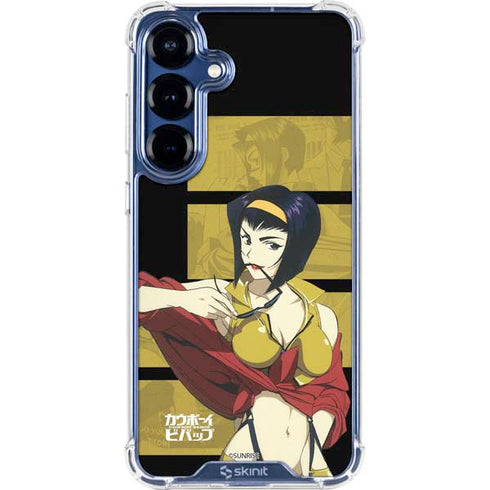 Cowboy Bebop Faye Galaxy S25 Plus Clear Case
