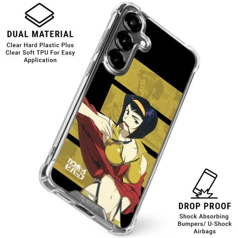 Cowboy Bebop Faye Galaxy S26 Plus Clear Case