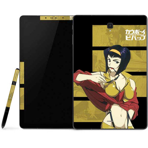 Cowboy Bebop Faye Samsung Galaxy Tab Skin