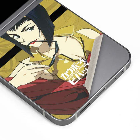 Cowboy Bebop Faye Galaxy Z Flip6 Skin