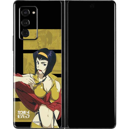 Cowboy Bebop Faye Galaxy Z Fold2 5G Skin