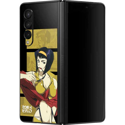 Cowboy Bebop Faye Galaxy Z Fold3 5G Skin