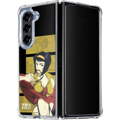 Cowboy Bebop Faye Galaxy Z Fold5 5G Clear Case