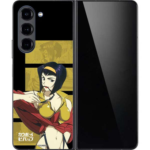 Cowboy Bebop Faye Galaxy Z Fold5 5G Skin