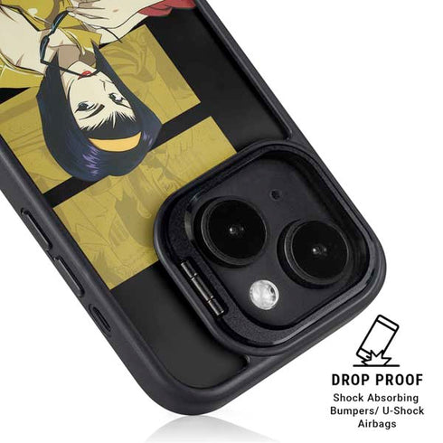 Cowboy Bebop Faye iPhone 15 Plus Kickstand Case