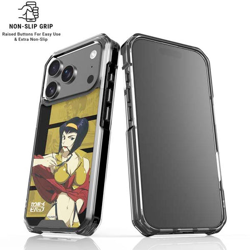 Cowboy Bebop Faye iPhone 18 Pro Clear Case