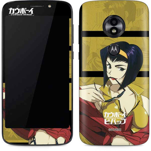 Cowboy Bebop Faye Moto E5 Play Skin