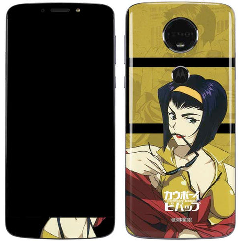Cowboy Bebop Faye Moto E5 Plus Skin